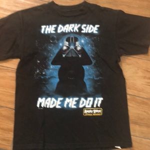 Boys HOODIE T Shirt ANGRY BIRDS Vador Dark Side STAR WARS 4-5 8 10-12 14-16 18